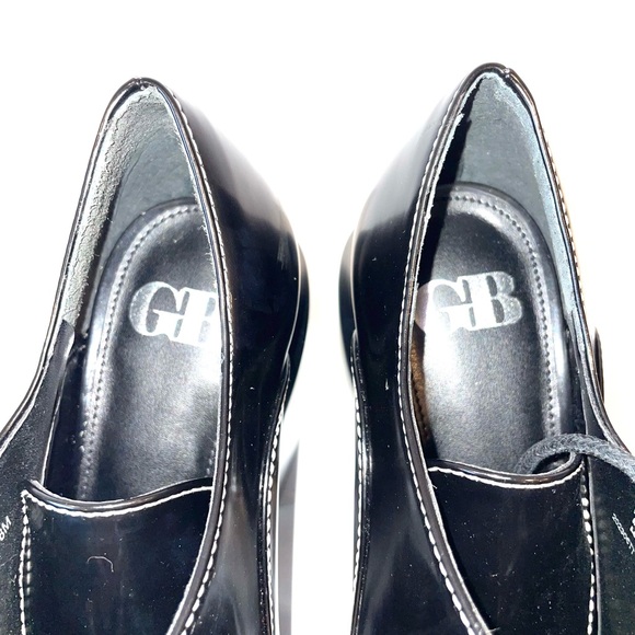 Gianni Bini City Girl Black Oxford Platform Shoes NEW NO TAGS NO BOX NARROW FIT - Picture 5 of 8